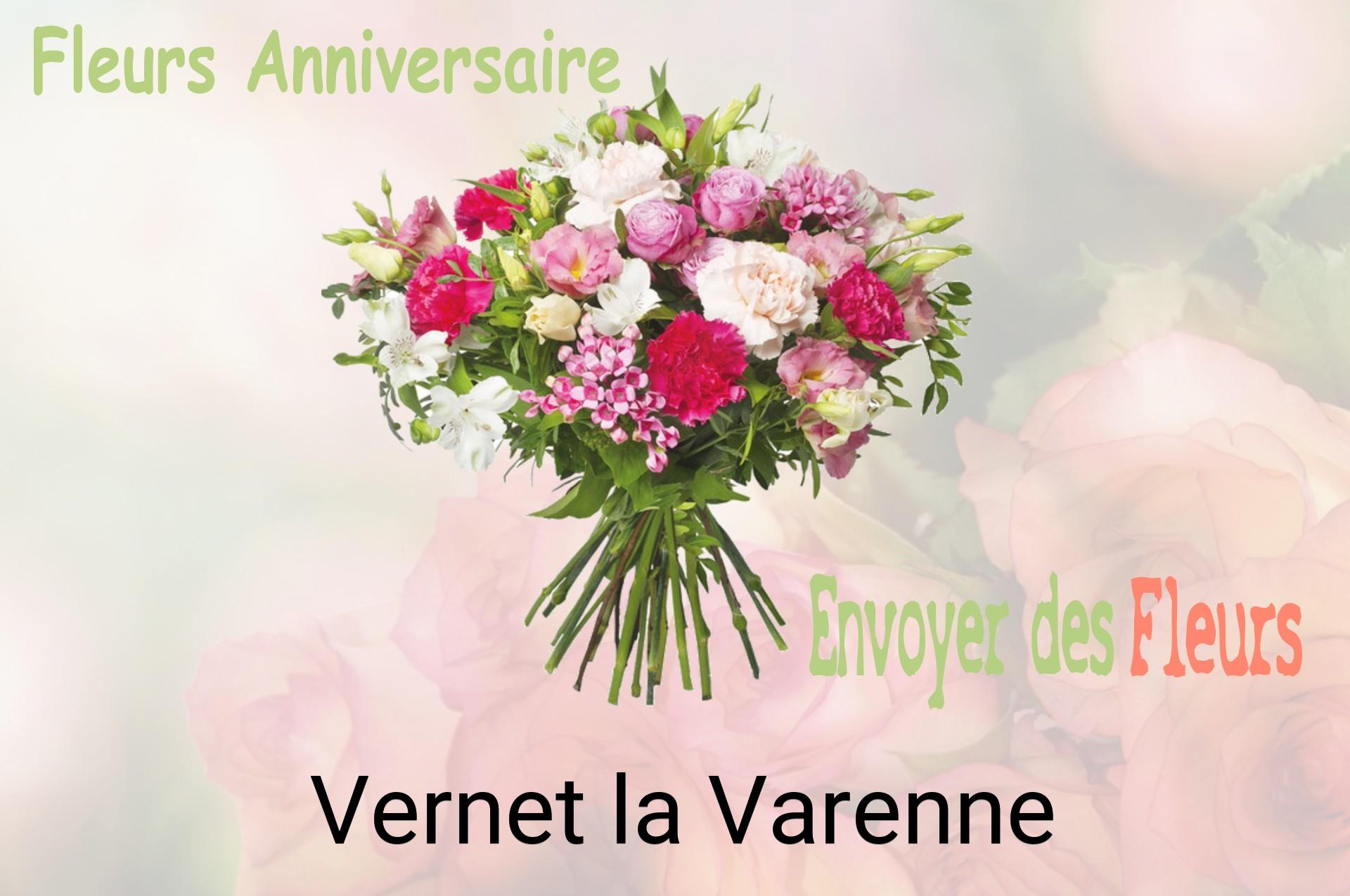 Bouquet de fleurs d’anniversaire livré à Vernet-la-Varenne